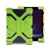CELLY COVER ANTIURTO UNIVERSALE PER TAB DA 9" A 12" ANGOLI RINFORZATI IN SILICONE DA 8mm FUNZIONE STAND INTEGRATA VERDE
