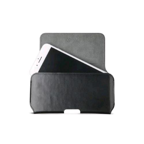 CELLY CUSTODIA UNIVERSALE ORIZZONTALE CON PASSANTE CINTURA IN PELLE SINTETICA COMPATIBILE CON SMARTPHONE FINO A 6.1" NERO