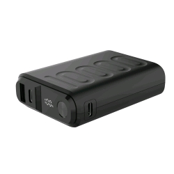 CELLY FAST POWERBANK 10.000mAh 20 W INGRESSO USB-C USCITA 1 x USB-A 1 x USB-C NERO