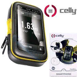 CELLY FLEXBIKEXXL COVER IN PLASTICA PER USO SPORTIVO SUPPORTO COMPATIBILE CON MANUBRI TUBOLARI NERO/GIALLO
