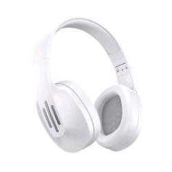 CELLY FLOWBEAT CUFFIE WIRELESS OVER-EAR CON MICROFONO MUSICA E CHIAMATE 7 ORE RI RIPRODUZIONE RICARICA USB-C CAVO INCLUSO BIANCO