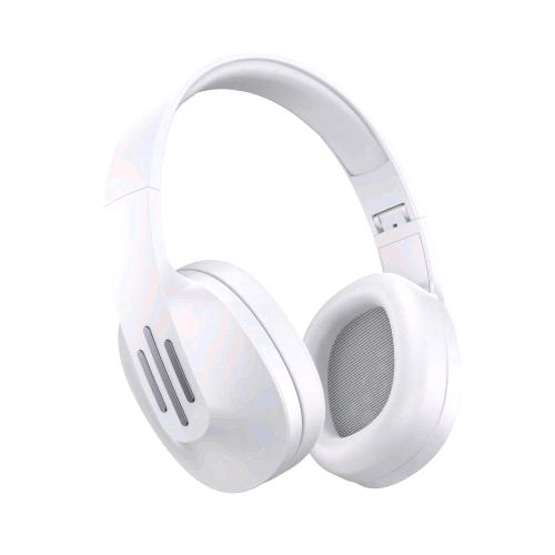 CELLY FLOWBEAT CUFFIE WIRELESS OVER-EAR CON MICROFONO MUSICA E CHIAMATE 7 ORE RI RIPRODUZIONE RICARICA USB-C CAVO INCLUSO BIANCO