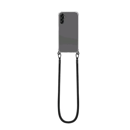 CELLY FREEDOM SAMSUNG GALAXY A14 COVER TRASPARENTE IN PTU + LACCIO BLACK