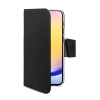 CELLY GALAXY A27 5G CUSTODIA A LIBRO IN SIMILPELLE CON CHIUSURA FLAP MAGNETICO SLOT PER CARTE E FUNZIONE STAND COLORE NERO