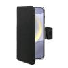 CELLY GALAXY S25+ 5G WALLY CASE CUSTODIA A LIBRO IN SIMILPELLE CON FUNZIONE STAND NERO