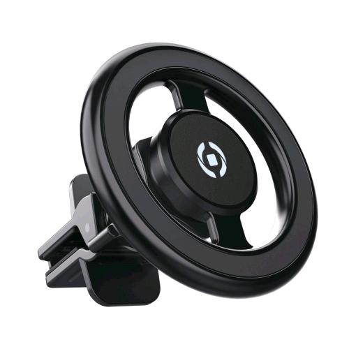 CELLY GHOSTMAGPRO SUPPORTO MAGNETICO MAGSAFE PER AUTO IN ALLUMINIO NERO