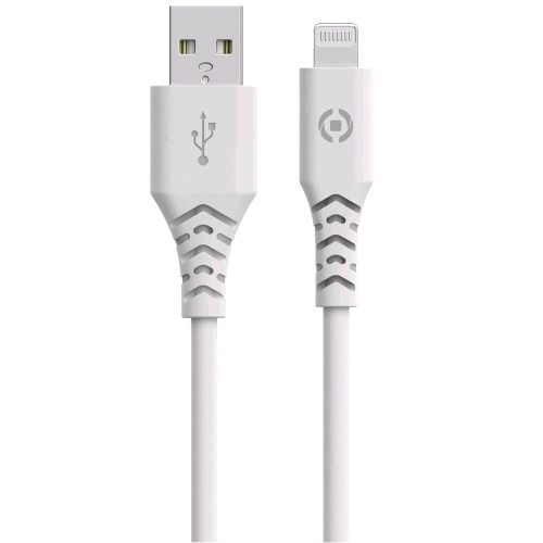 CELLY GRS CAVO ADATTATORE DI RICARICA DA USB-A A LIGHTNING 12 W 1.5 MT BIANCO