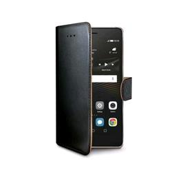 CELLY HUAWEI P9 LITE CUSTODIA IN ECOPELLE COLORE NERO