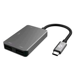 CELLY HUB DA USB-C A 4 x USB-A GRIGIO