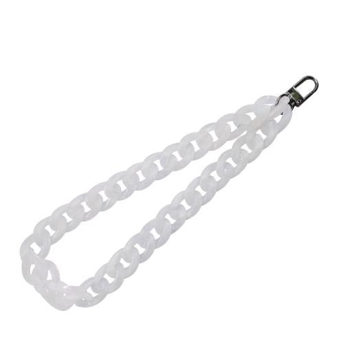 CELLY JEWEL CHAIN CATENA DA POLSO PER SMARTPHONE COMPATIBILE CON TUTTI I TELEFONI EVITA CADUTE ACCIDENTALI LEGANDO IL LACCIO AL POLSO MARBLE WHITE