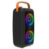 CELLY KIDSPARTYRGB CASSA WIRELESS RGB LIGHT 10 W + MICROFONO FUNZIONE KARAOKE NERO