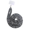 CELLY LACET CATENA DA COLLO EFFETTO MARMO COMPATIBILE CON TUTTI GLI SMARTPHONE EVITA CADUTE LEGANDOLO AL COLLO MARBLE BLACK