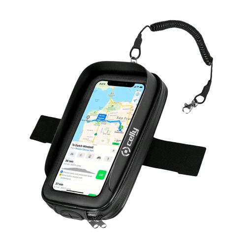 CELLY MAGNETIC MOTORBIKE CUSTODIA MAGNETICA DA SERBATOIO RESISTENTE ALL’ACQUA FUNZIONE TOUCH SCREEN 8 POTENTI MAGNETI INTEGRATI FINO A 6.5" NERO