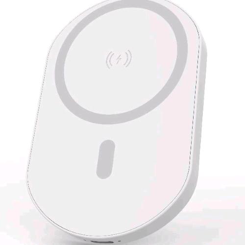 CELLY MINI POWER BANK MagSafe 3.000mAh WIRELESS 5 W SLIM UTLRASOTTILE USB-C BIANCO