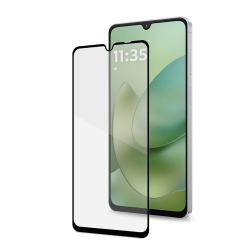 CELLY MOTOROLA MOTO G06 e MOTO G06 POWER PROTEGGI SCHERMO IN VETRO TEMPERATO 9H TRASPARENTE CON BORDO NERO