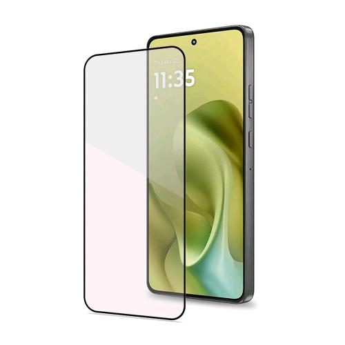 CELLY MOTOROLA MOTO G86/86 POWER FULL GLASS PROTEGGI SCHERMO IN VETRO TEMPERATO 9H BORDO NERO