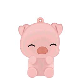 CELLY PIG SHAPE POWERBANK 2.600mAh 5W USB-C CON CAVO USB-C INCLUSO ROSA