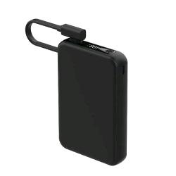 CELLY POWERBANK 10.000mAh 20 W CON CAVO USB-C INTEGRATO E DISPLAY NERO