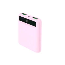 CELLY POWERBANK AGLI IONI DI LITIO 2 X USB TIPO A 1 X MICRO USB 5.000 MAH ROSA
