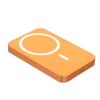 CELLY POWERBANK WIRELESS Magsafe 5.000mAh 15 W USB-C INDICATORE LED ORANGE