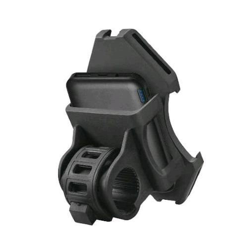 CELLY POWERBIKEBK SUPPORTO PER TELEFONO + POWERBANK 5000 MAH 2xUSB COLORE NERO