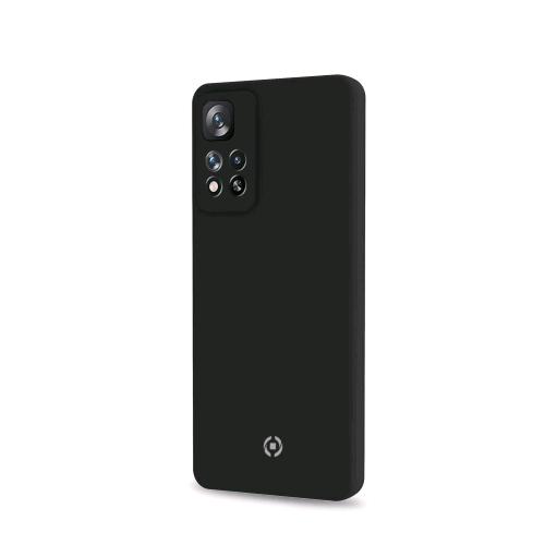 CELLY REDMI NOTE 11/NOTE 11S CROMO COVER IN SILICONE FINITURA SOFT TOUCH BLACK