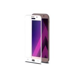 CELLY SAMSUNG GALAXY A3 2017 3D GLASS PROTEGGI SCHERMO IN VETRO TEMPERATO ANTI IMPRONTE TRASPARENTE BIANCO