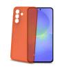 CELLY SAMSUNG GALAXY A37 5G COVER MORBIDA IN TPU CON TASTI E BORDO FOTOCAMERA COLORE A CONTRASTO EFFETTO SABBIATO TRASPARENTE ARANCIONE