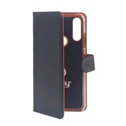 CELLY SAMSUNG GALAXY A60/M40 CUSTODIA A PORTAFOGLIO SIMILPELLE FLAP MAGNETICO NERO