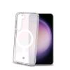 CELLY SAMSUNG GALAXY S23 5G / S23 5G ENTERPRISE EDITION COVER IN TPU CON MODULO DI RICARICA MAGNETICO CIRCOLARE TRASPARENTE