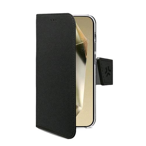 CELLY SAMSUNG GALAXY S26 ULTRA 5G CUSTODIA A LIBRO IN SIMILPELLE CON CHIUSURA FLAP MAGNETICO TASCHINE INTERNE PORTADOCUMENTI E FUNZIONE STAND NERO