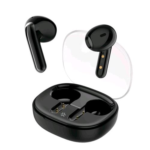 CELLY SHEER2 AURICOLARI TRUE WIRELESS CONTROLLO VOLUME/MUSICA CON CUSTODIA TRASPARENTE NERO