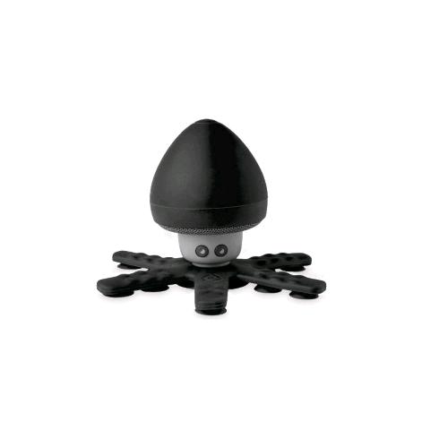 CELLY SQUIDDY DIFFUSORE WIRELESS CON 6 TENTACOLI FLESSIBILI DOTATI DI 13 VENTOSE RESISTENTE ALL'ACQUA 3 W NERO