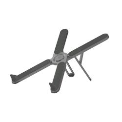 CELLY STAND IN ALLUMINIO PER NOTEBOOK FINO A 16" 7 LIVELLI DI INCLINAZIONE PIEGHEVOLE BORSA DI PROTEZIONE INCLUSA
