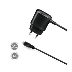 CELLY TCMICRO CARICABATTERIE CONNETTORE MICRO USB 1A COLORE BLACK