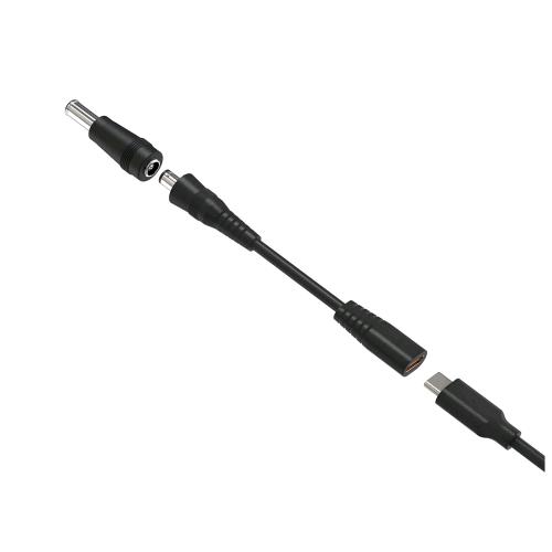 CELLY TIPS 7 IN 1 ADATTATORE DI RICARICA PER NOTEBOOK USB-C CON 7 TIPS IN DOTAZIONE COMPATIBILI CON TUTTI I NOTEBOOK