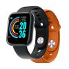 CELLY TRAINERBEAT SMARTWATCH SUMMER COLLECTION BLUETOOTH NOTIFICHE E MUSICA DA SMARTPHONR FREQUENZA CARDIACA MONITORAGGIO FASI DEL SONNO IP67 CON CINTURINO DI RICAMBIO NERO ARANCIONE