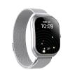 CELLY TRAINERWIDE SMARTWATCH DISPLAY CURVO 2.01" CINTURINO IN MAGLIA MILANO ARGENTO