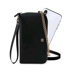 CELLY VENERE POCHETTE ELEGANTE CUSTODIA IN PELLE CON CATENELLA A TRACOLLA ORO