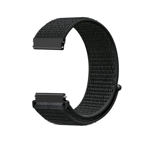 CELLY WATCHBAND UNIVERSAL CINTURINO SPORTIVO UNIVERSALE PER TUTTI GLI SMARTWATCH (NO APPLE WATCH) 22mm CHIUSURA IN VELCRO NERO