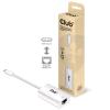 CLUB3D ADATTATORE USB TYPE C 3.1 GEN 1 MALE TO 1GB ETHERNET FEMALE ACTIVE WHITE