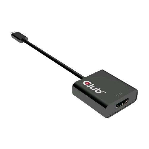 CLUB3D ADATTATORE USB TYPE-C 3.1 GEN 1 TO HDMI 2.0 4K 60HZ HDR ACTIVE BLACK