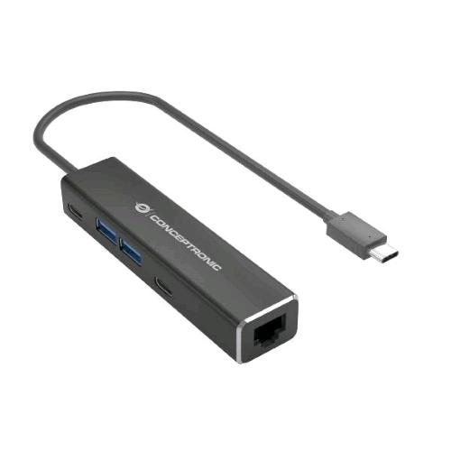 Conceptronic ABBY14B — hub USB-C con Ethernet 2,5 Gigabit
