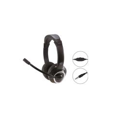 Conceptronic POLONA02B — cuffie stereo con microfono e jack 3,5 mm
