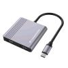 Conceptronic DONN13G — docking USB-C 4 in 1 con doppia HDMI