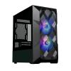 Cooler Master TD300 Mesh — case Micro-ATX e Mini-ITX nero, vetro temperato, 2 ventole ARGB da 120 mm
