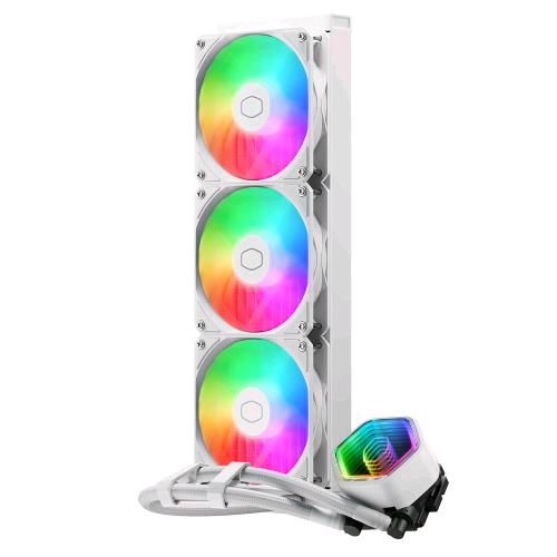 Cooler Master MasterLiquid 360 Core II White Edition — dissipatore a liquido 360 mm bianco