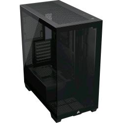 CORSAIR 3500X BLACK MID-TOWER ATX CASE PER PC VETRO TEMPERATO PANORAMICO COMPATIBILE CON SCHEDA MADRE A CONNESSIONE INVERSA NERO