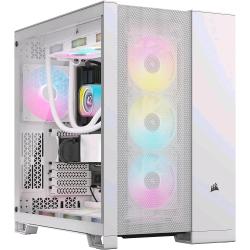 CORSAIR 6500D AIRFLOW MIDI TOWER PANNELLO LATERALE IN VETRO TEMPERATO minITX/mATX/ATX/E-ATX BIANCO