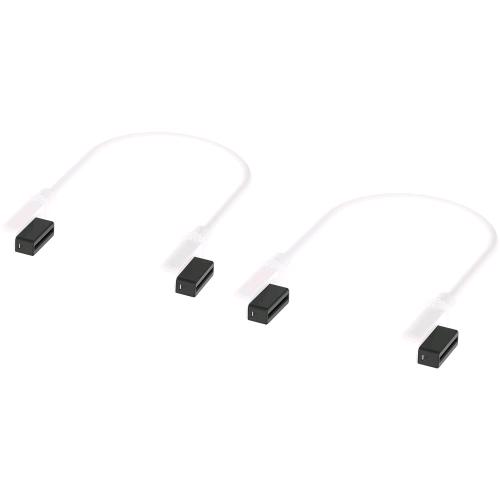 Corsair iCUE LINK — 2 cavi da 135 mm con connettori slim a 90°, bianco